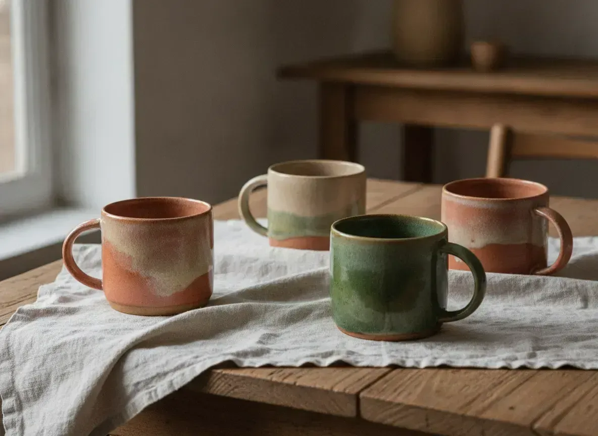 Terra Ceramic Mug Set